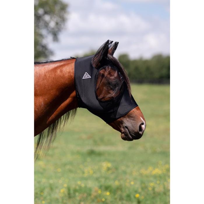 Comfort Fit Lycra Fly Mask w/ Forelock Opening | Pacific Blue