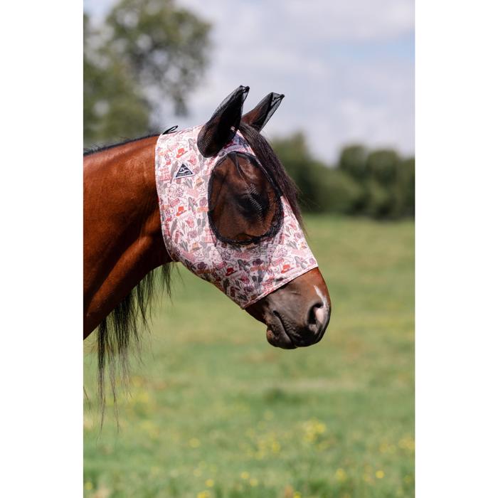 Comfort Fit Lycra Fly Mask w/ Forelock Opening | Pacific Blue