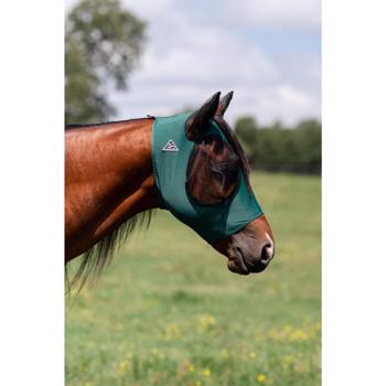 Comfort Fit Lycra Fly Mask w/ Forelock Opening | Pacific Blue