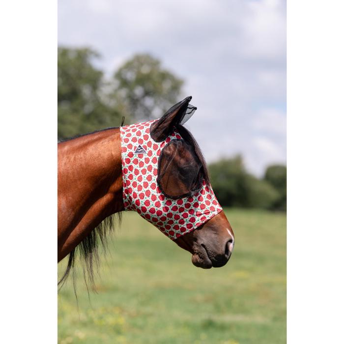 Comfort Fit Lycra Fly Mask w/ Forelock Opening | Pacific Blue