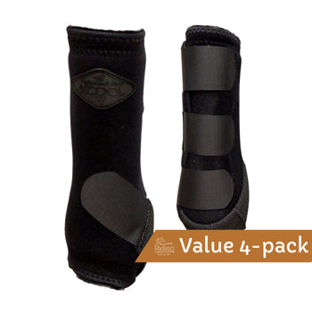 Dressage 2XCool Sports Medicine Boots 4-pack | Black Large