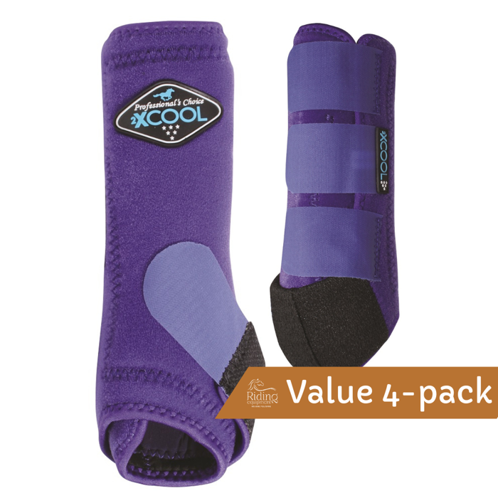 2XCool Sports Medicine Boots 4-pack | Purple