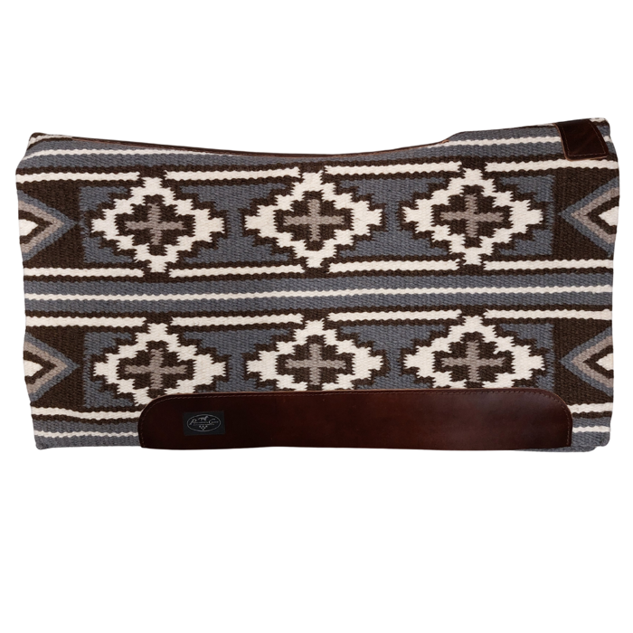 Fuse Navajo Felt Pad | Charcoal/Chocolate 3/4" x 33" x 38"