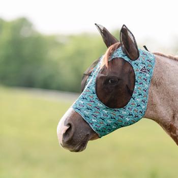 Comfort Fit Lycra Fly Mask w/ Forelock Opening | Pony Tracks
