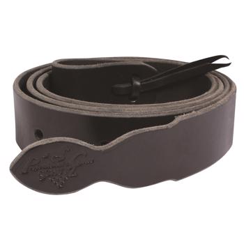 Tie Strap 1 3/4" x 6' | Black Leather