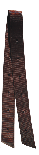 Doubled & Stitched Off Billet 1 3/4" | Double Burgundy