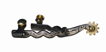 Prof. Choice | Silver Spurs w/ 6 pt. Rowel & Guard
