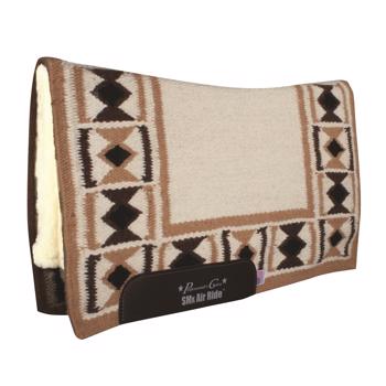 Comfort-Fit SMx Air Ride Western Pad | Hourglass Cream/Tan 3/4" x 33" x 38"