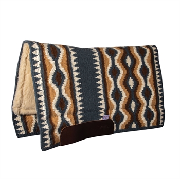 Comfort-Fit SMx Air Ride Western Pad | Serpentine Wine 3/4" x 33" x 38"