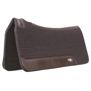 Comfort-Fit Steam-Pressed Roper Felt Pad | Black 1" x 31" x 32"