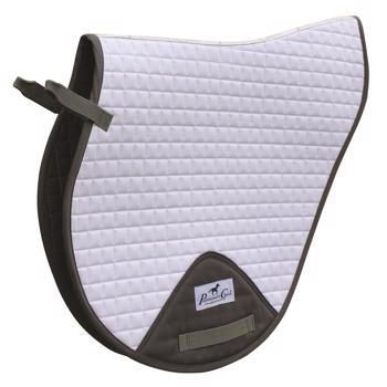 VenTech XC Saddle Pad | White/Charcoal
