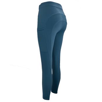 Woof Wear | Original Knee Patch Riding Tights | Petrol Blue